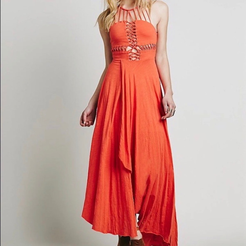 SOLD. Free People Toosaloosa maxi dress.